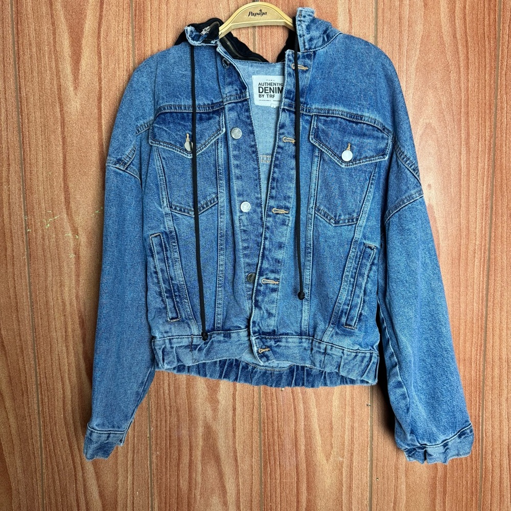 Zara Authentic Denim By‎ TRF Blue Women's Jacket